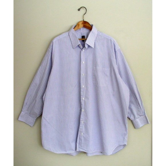 Robert Talbott Estate Mens Dress Shirt Purple Blue